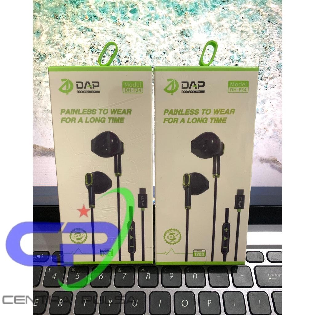 DAP DH-F34 Headset Earphone Type C Super Bass Handsfree