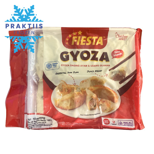 

FIESTA GYOZA 180GR /PANGSIT UDANG DAN AYAM