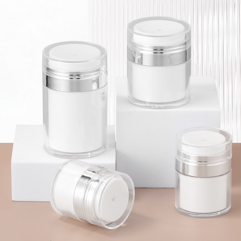 100ml Pot Jar Pump Airless Pot Jar Airless Pot Jar Vakum Botol Krim Vakum Acrylic Airless Pump Jar P