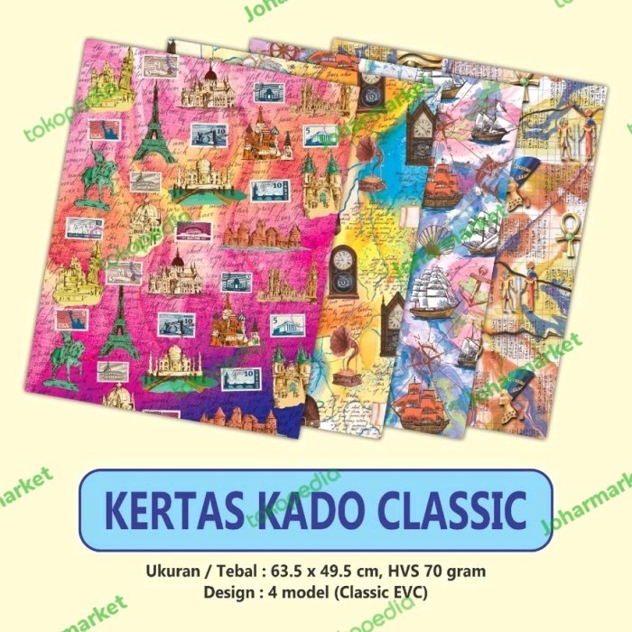 

kertas kado JM JoharMarket isi 50 lbr