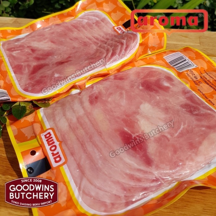 

250gr pork danish ham sliced / babi ham iris - Aroma Bali