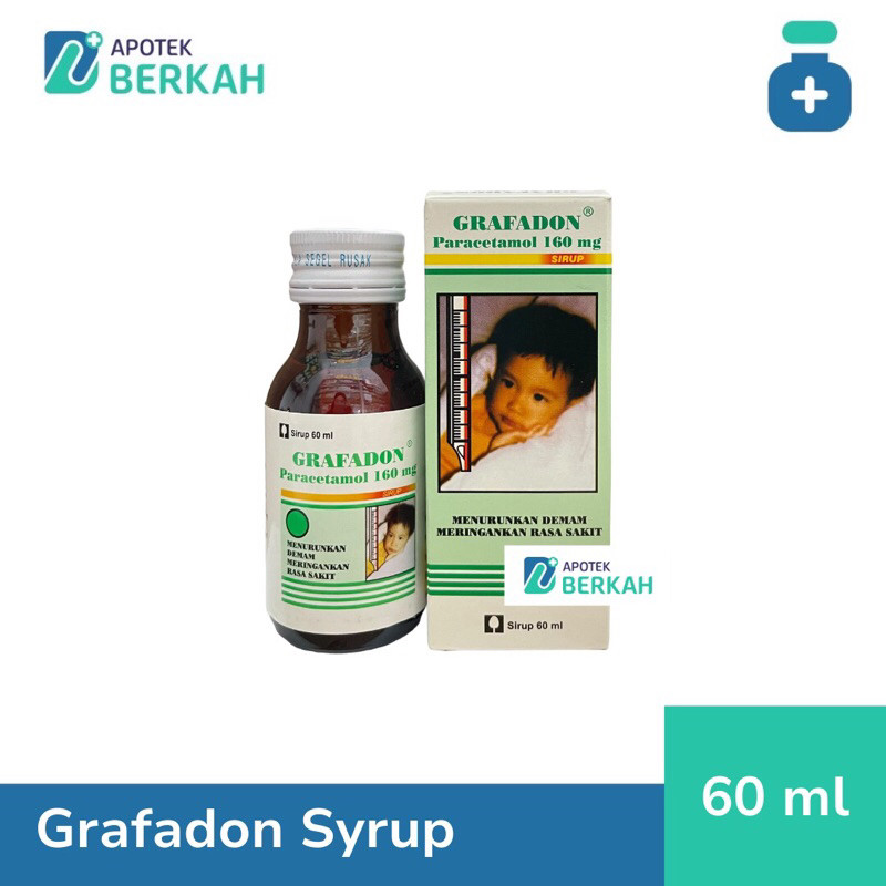 Grafadon Sirup Penurun demam anak & Anti Nyeri anak - 60ml
