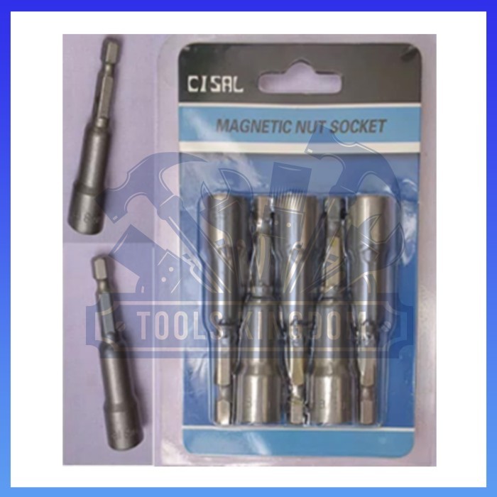 Mata Bor Baut Roofing Baja Ringan 8 mm Socket Bit - 1 Set