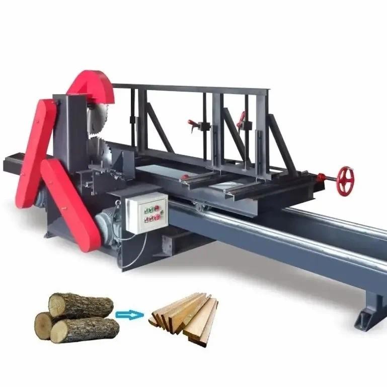 Hot Selling Factory Directly Sell Woodworking Machinery Wood Log Sliding Panel Saw Machine Wood Cutt