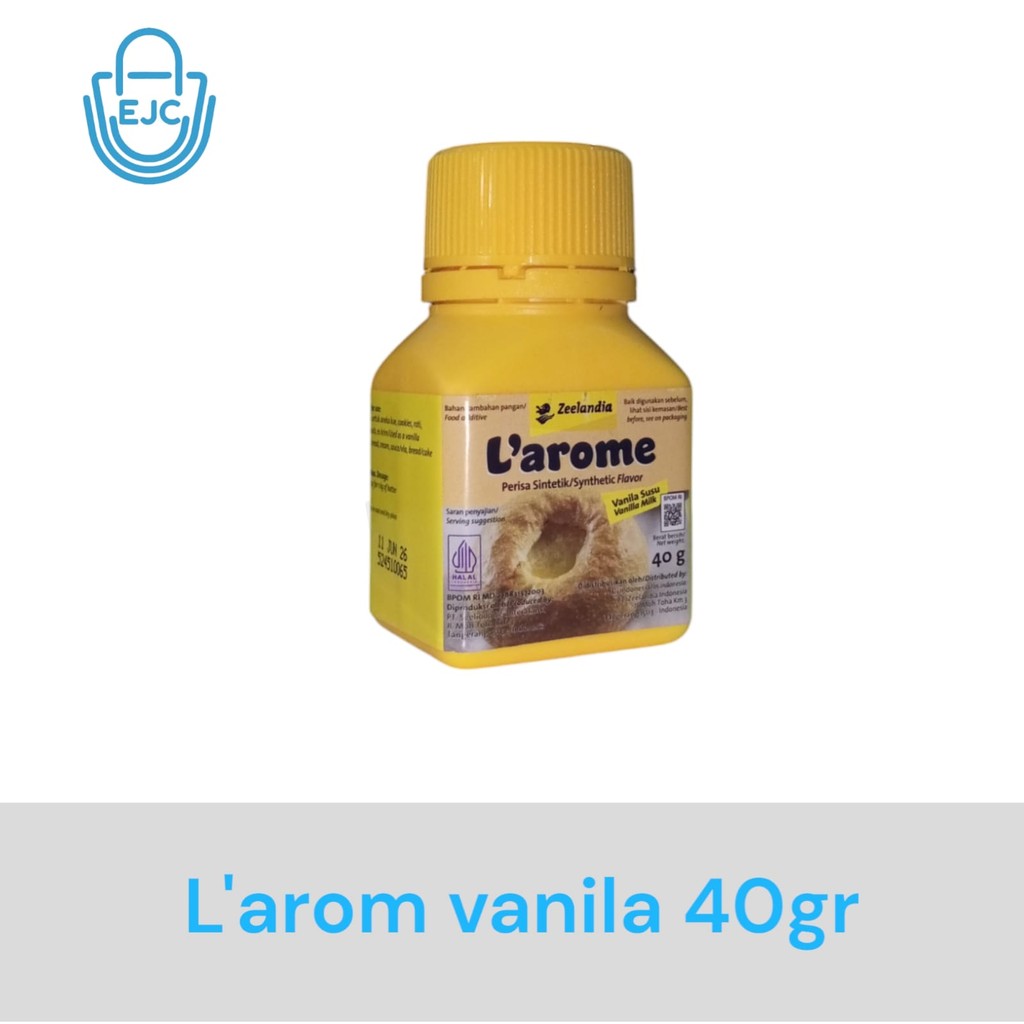 

Larome Vanila Susu 40gr Perisa Makanan L'arome