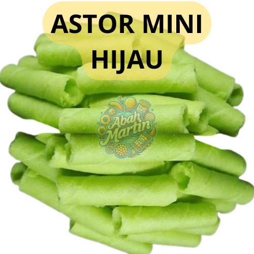 

AM ASTOR MINI HIJAU 1KG Astor Barcelona Aneka Rasa Cemilan Astor Kiloan Cemilan Makanan Ringan Vira