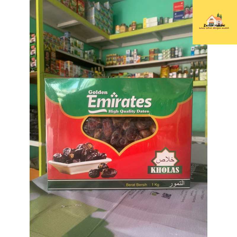 

Kurma KHALAS Golden Emirates high Quality Dates 500gram & 1KG