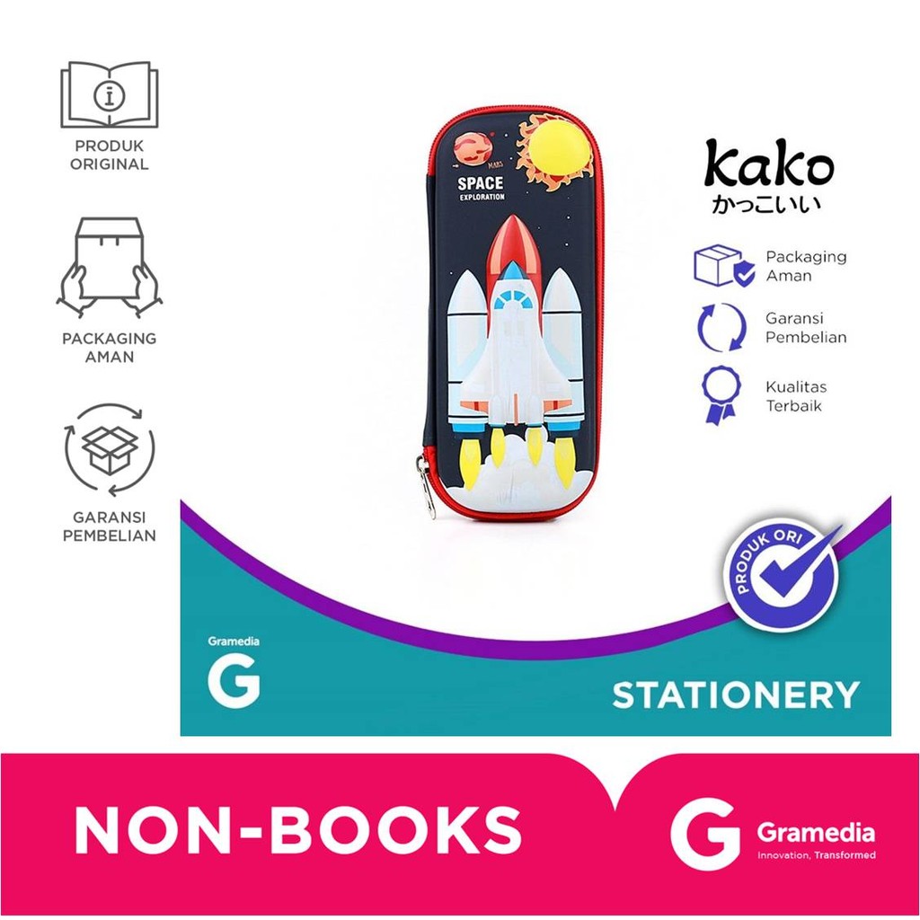 

Kako Eva Pencase Space Rocket Small Kk-Ev6051