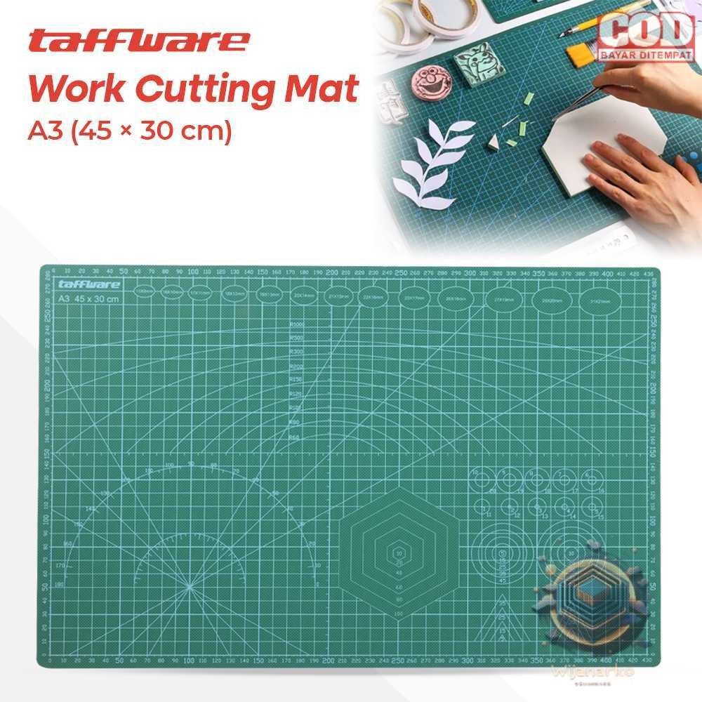

Taffware Alas Potong Work Cutting Mat Pad A3 45x30cm