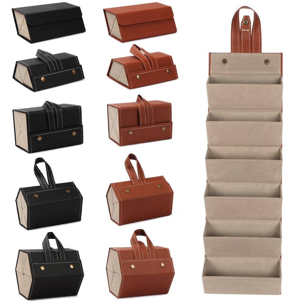 

Multi-slot Portable Glasses Organizer 2/3/4/5/6 Multi-slot Eyeglasses Storage Display Travel Sunglasses Case
