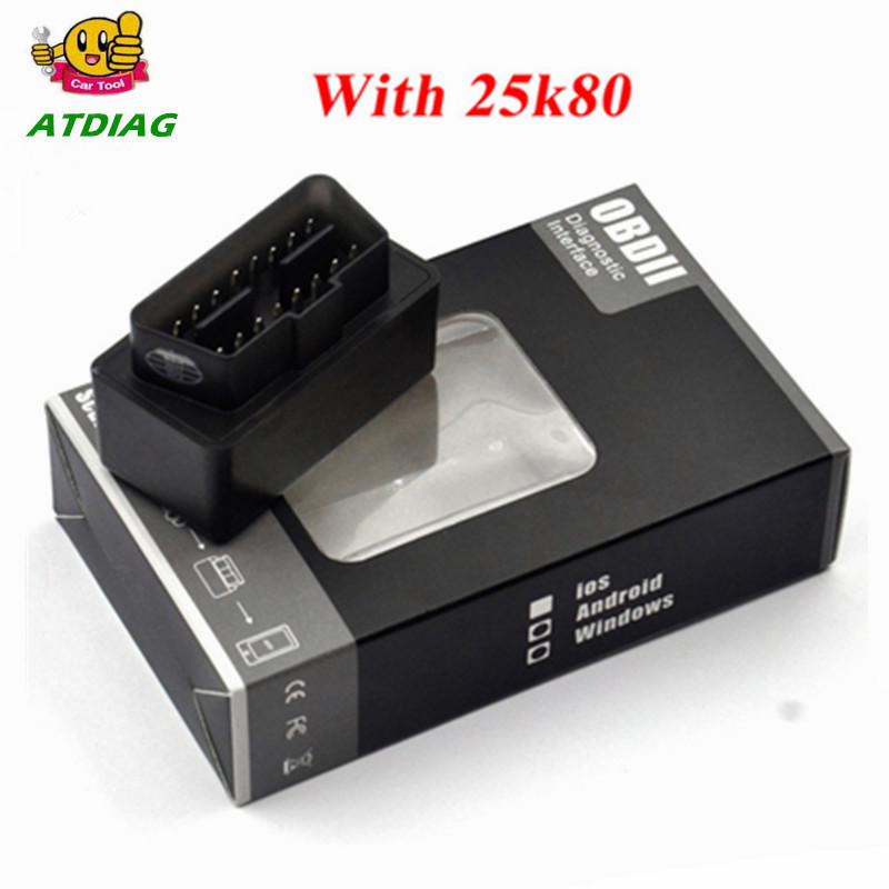 25k80 OBD2 Mini Eml327 V1.5  Bluetooth Adaptor Car Auto Diagnostic Scanner for Android/ PC Automotiv