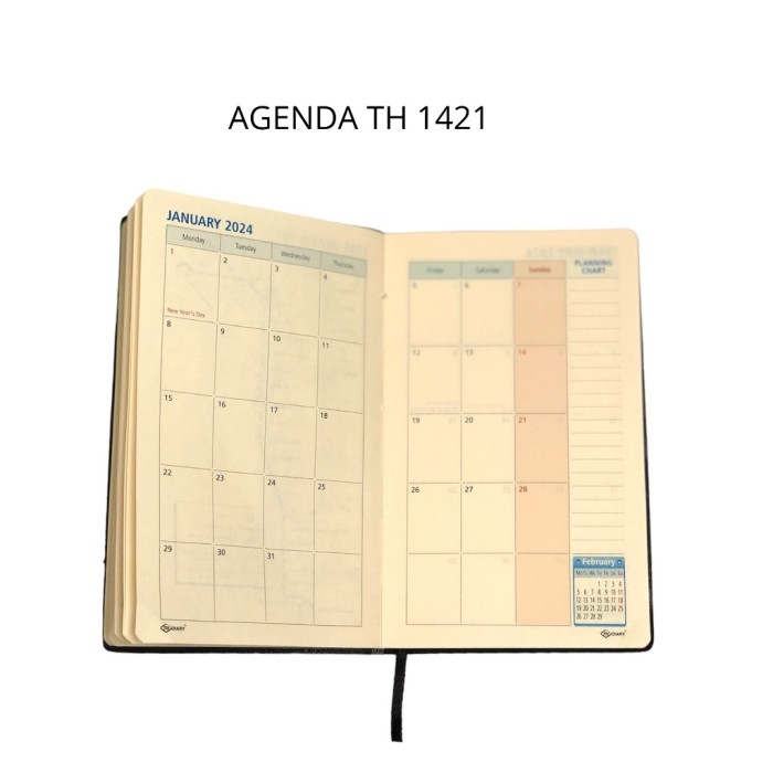 

Buku Agenda Mini Pocket / New Pocket Classic 2024 Ukuran A6 TH 1421