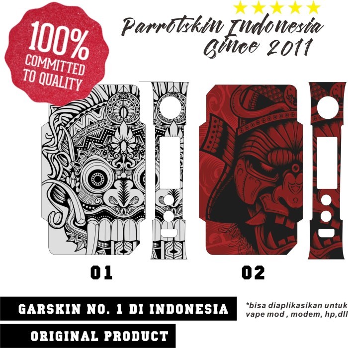 

Garskin skin voopoo drag v2 reog or samurai - free custom gambar