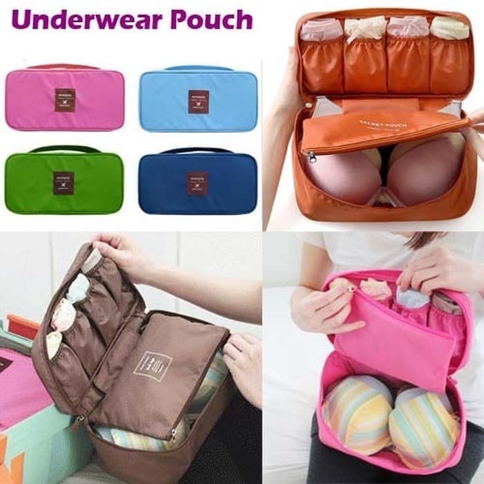 [oddsolshop] pekanbaru/UNDERWEAR BAG TAS TRAVEL PAKAIAN DALAM WANITA POUCH & ORGANIZER