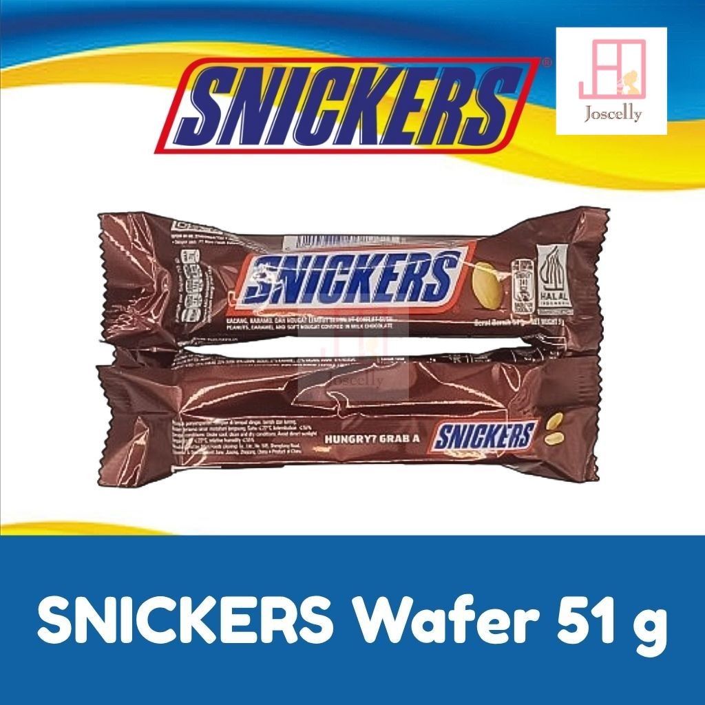 

JOSCELLY.ID SNICKERS Chocolate Bar 51 gr