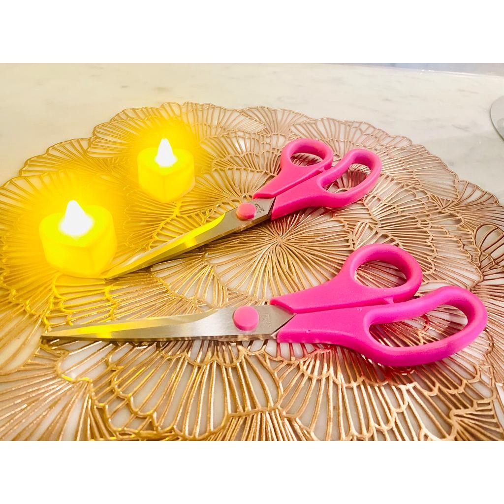 

[AE] TERLARIS Gunting Korea Asli GLORY 5018 Ungu/Hijau/Pink 8 Inch (22.5 CM). Besi Super Tebal tt7