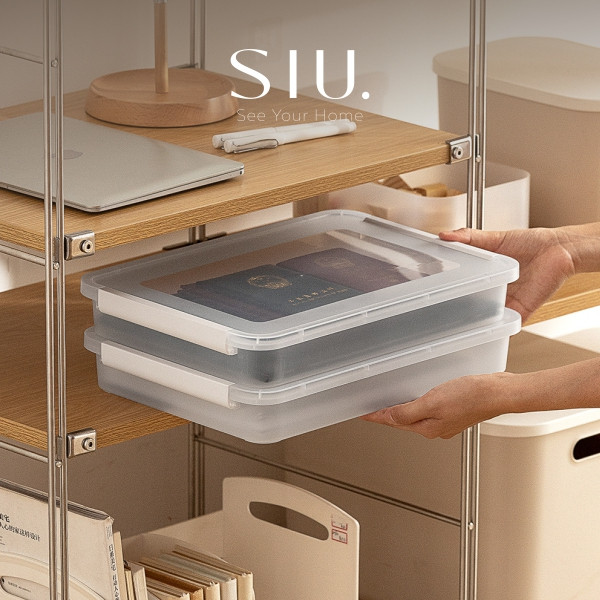 

Munseo Document Organizer Storage Box - Kotak Penyimpanan File Dokumen Holder Organizer Plastik