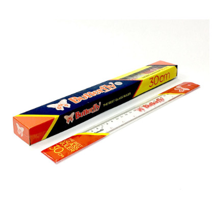 

[1 Pcs] Penggaris Plastik 30 cm Butterfly