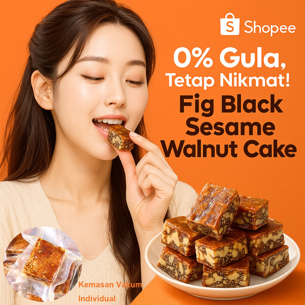 

COD⚡ ⭐Beli 1 Gratis 1⭐Fig & Walnut Wijen Hitam/Camilan Buah Ara, Wijen Hitam Dan Kenari/Camilan Sehat Isi Kacang Kenari/Cemilan Vegan Bergizi– Cemilan Sehat Tanpa Gula, Snack Diet Keto, Kemasan Vakum Individu
