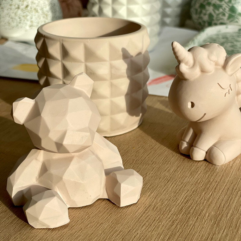 

3D Stereo Bear Silicone Mold DIY Animal Shaped Candle Mold Gypsum Soap Candle Making Supplies Handmade Chocolate Cake Decoration