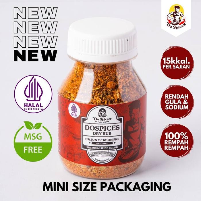 

NEW-[Mall] Terlaris Dospices [mini size] Healthy Dry Rub | Bumbu Marinasi Rendah Kalori () 55 Gram | Bumbu Rempah-Rempah