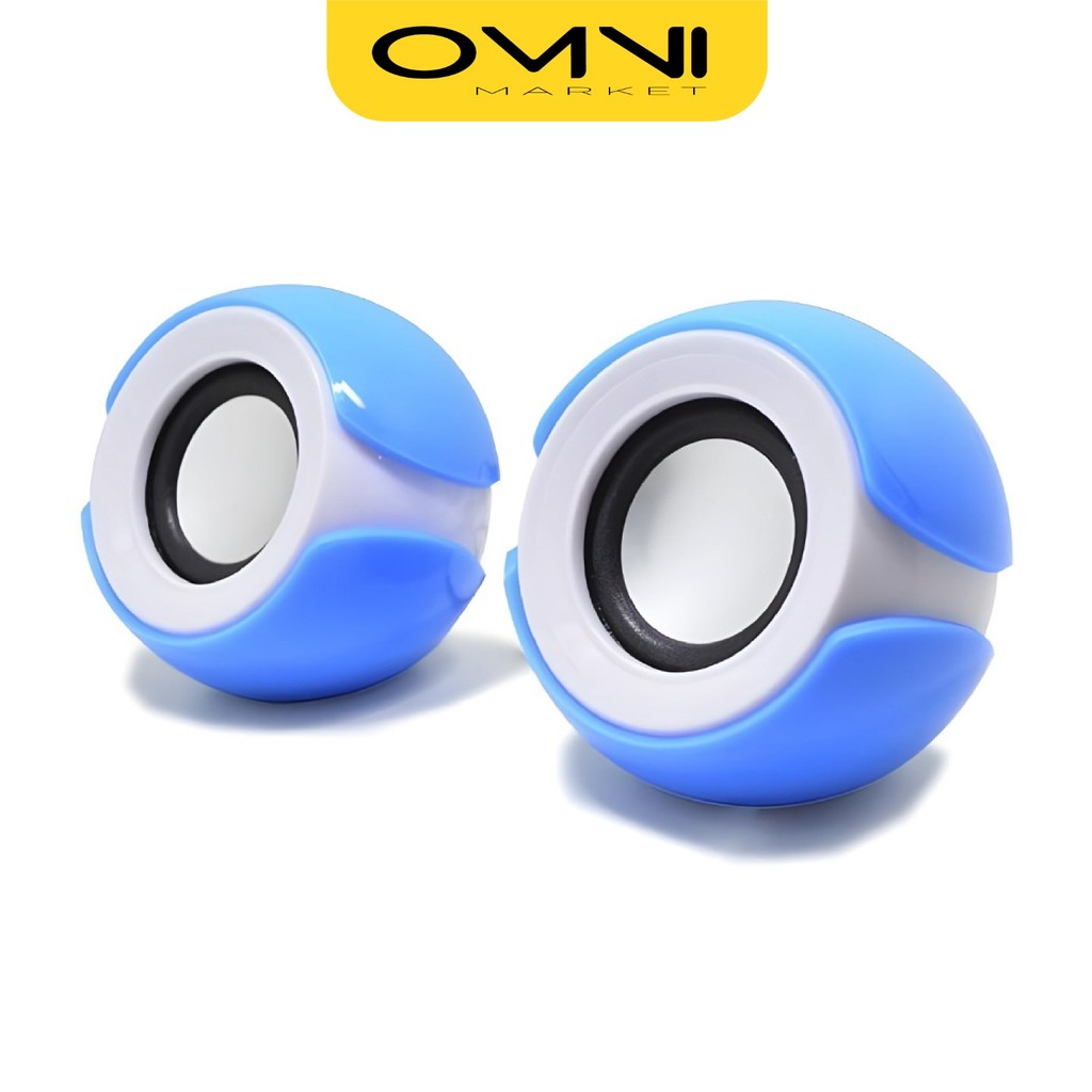 Speaker Laptop Komputer Mini USB Speaker Bulat Mini Koneksi USB Speaker USB Mini Bulat AK2012
