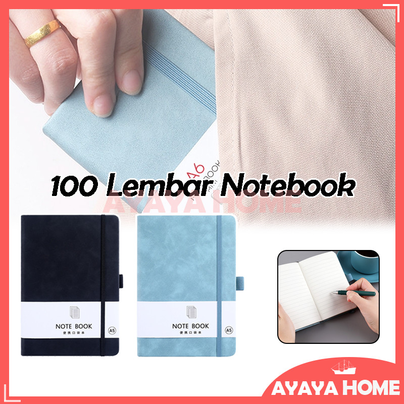

100 Lembar Notebook/Pocket Book /Buku Catatan Diary Kecil