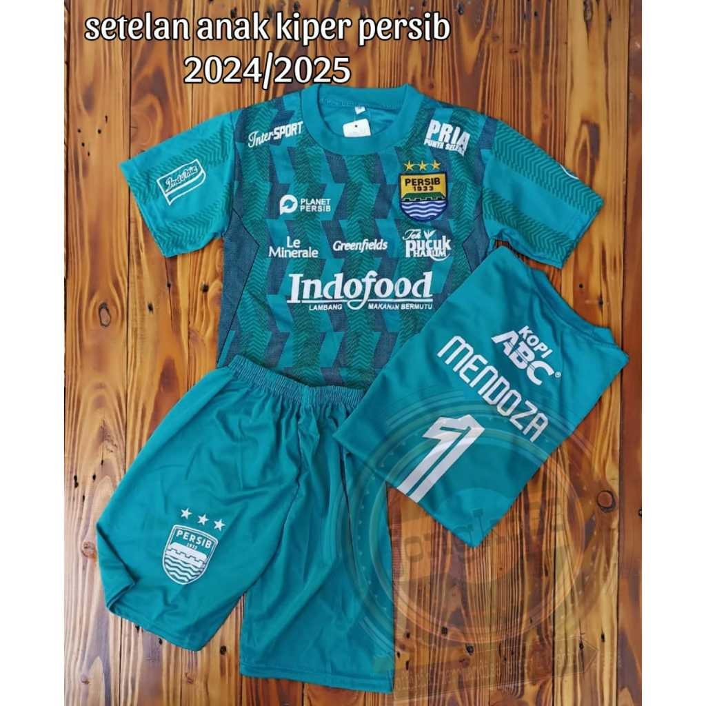 setelan anak persib kiper terbaru baju bola anak setelan persib