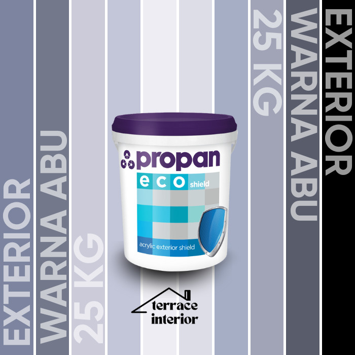 Cat Tembok Exterior Propan Eco Shield  Warna Abu 25 Kg