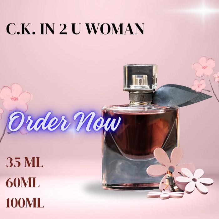 Parfum Premium | Parfum Wanita Tahan Lama 24 Jam CK IN 2 U WOMAN