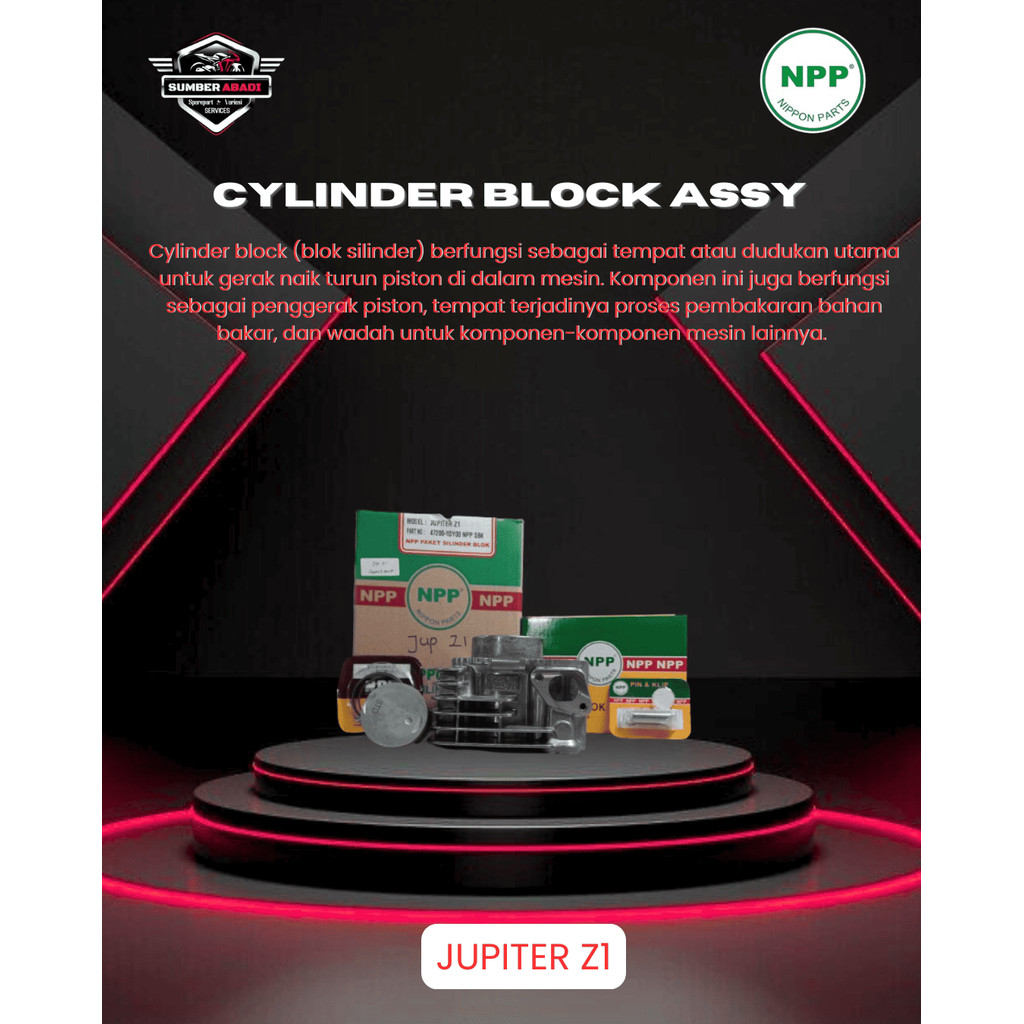 NPP Silinder Blok Assy Jupiter Z1