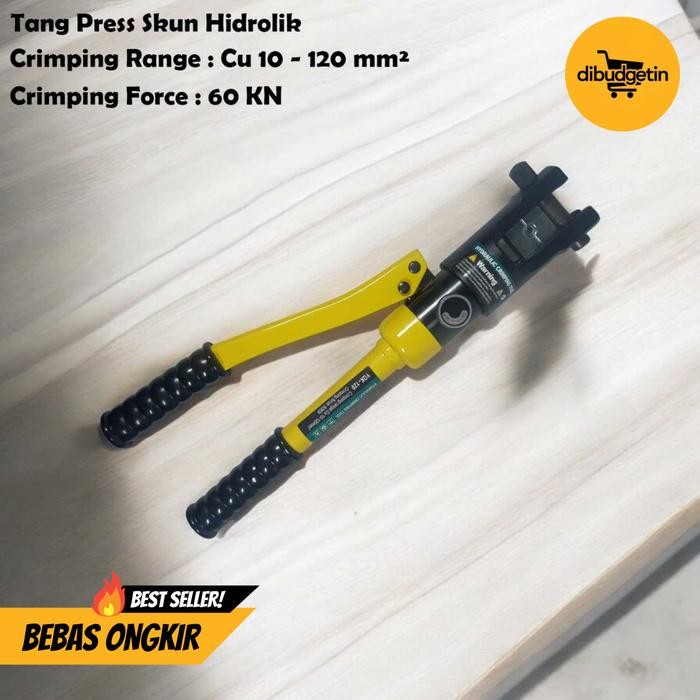 

Tang Press Skun Hidrolik Crimping Pliers Tool - ChanYu YQK-120