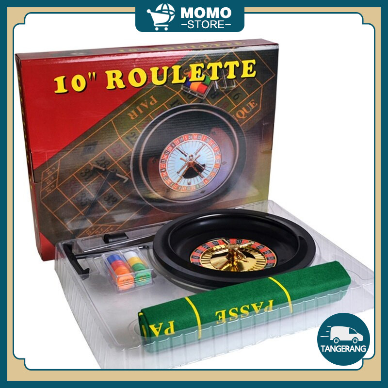 Terlaris Roulette Casino Set 10 Inch Board Game Kasino