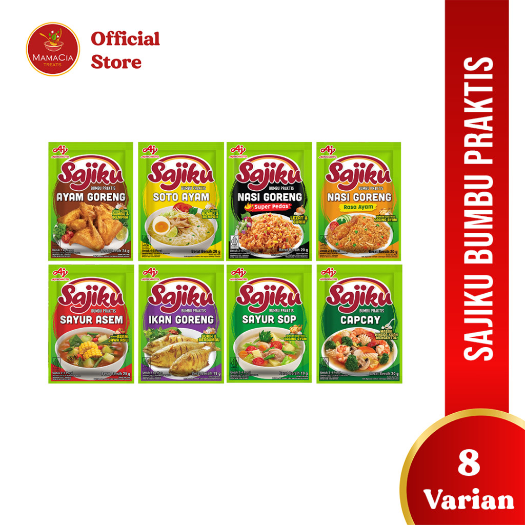

Sajiku Bumbu Praktis Instan Nasi Goreng Soto Ayam Capcay Sop