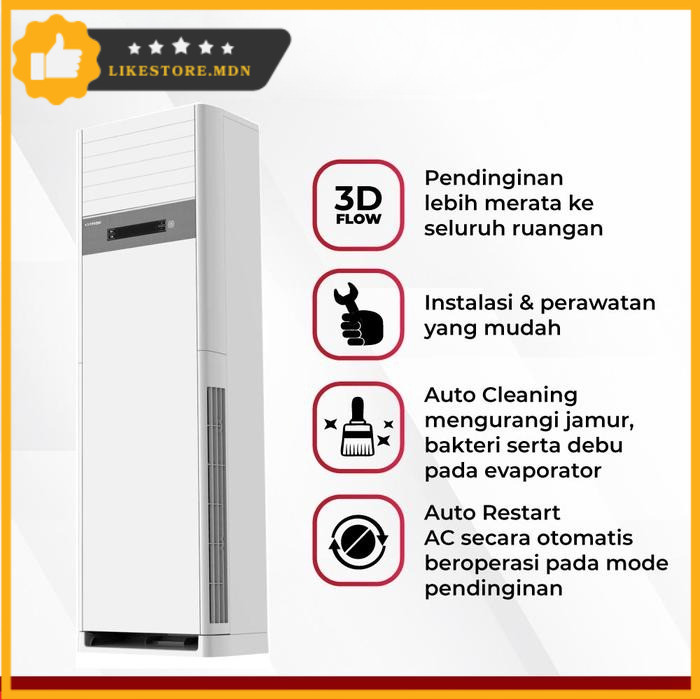 Polytron AC Floor Standing 2 PK PSF 2032 - putih