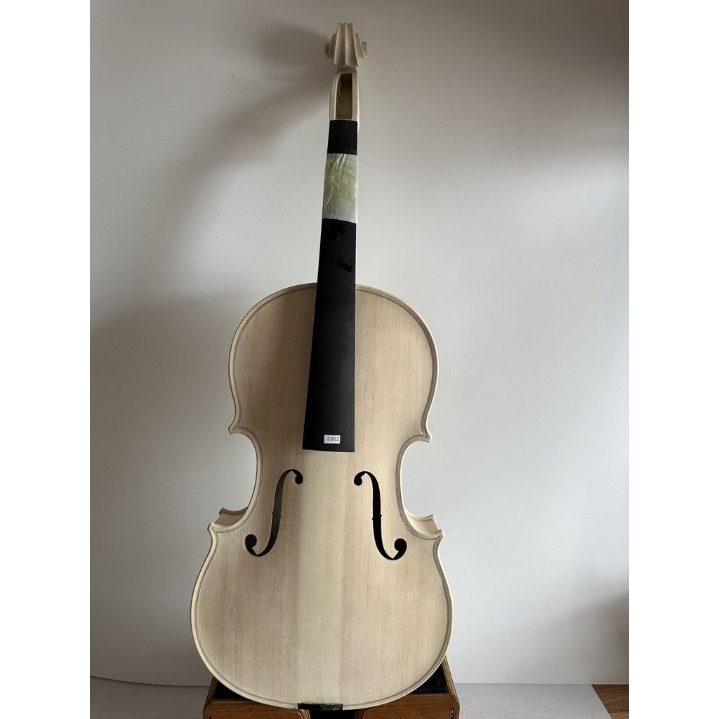 16" Viola in white Stradi model 1pc flamed maple back spruce top hand made K3463