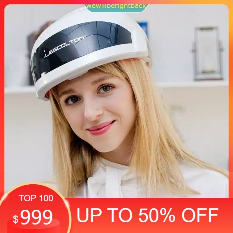 sale lescolton LS-D601 hair regrowth helmet lescolton helm penumbuh rambut laser infrared 650nm penu