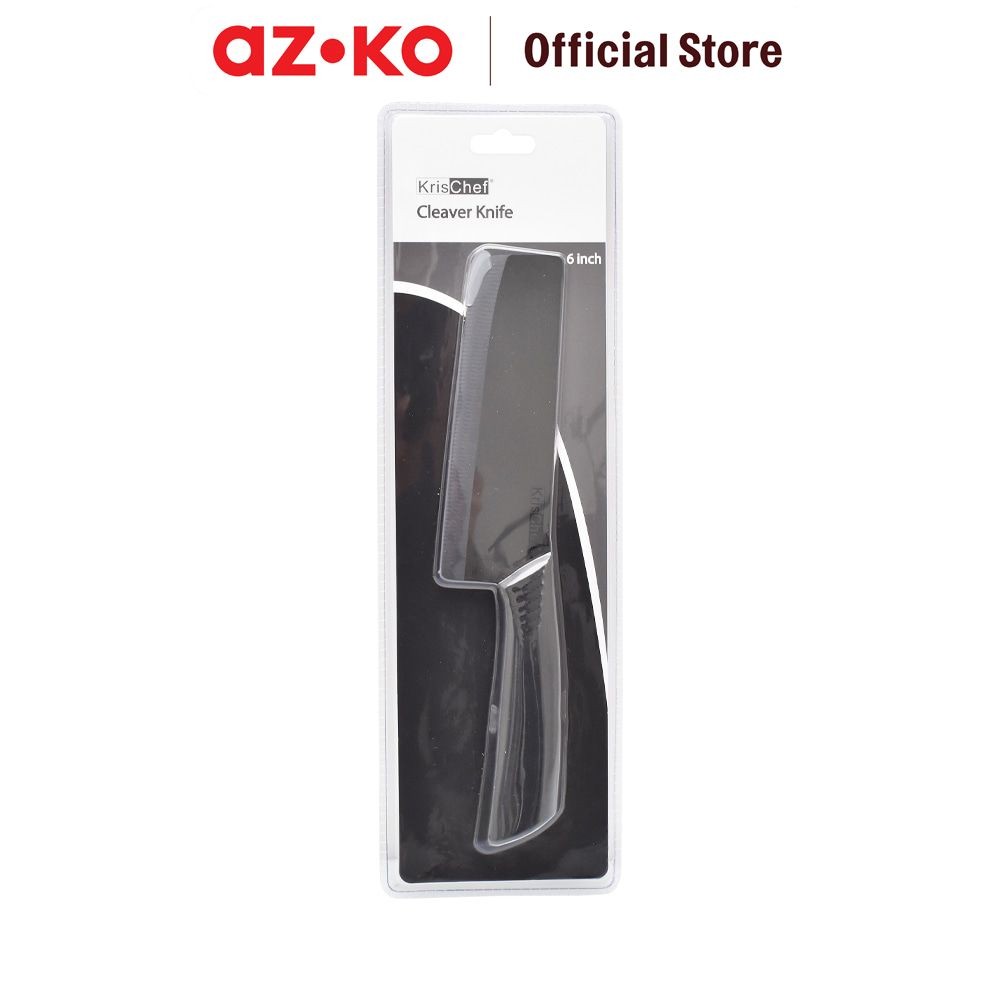 AZKO Kris 15 cm Pisau Serbaguna - Hitam Multifunctional Cooking Knife Alat Pemotong Serbaguna Piso T