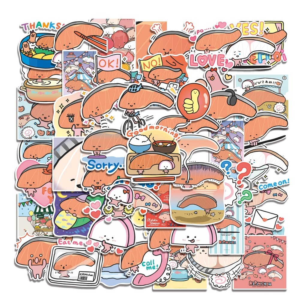 

COD 50 Pcs Stiker Kirimichan Sanrio Lucu Anti Air Untuk Dekorasi Notebook Sepeda Skateboard Handphone DIY