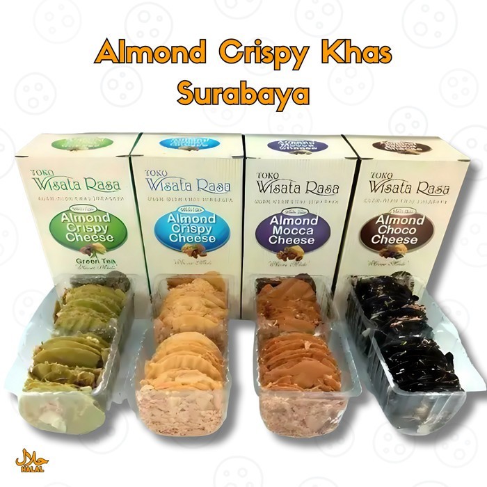 

Almond Crispy Khas Surabaya - Tipis, Renyah, dan Penuh Rasa