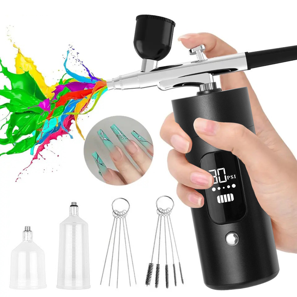 Airbrush with Compressor Airbrush Painting Mini Spray Gun for Painting Electric Paint Gun Airbrush C