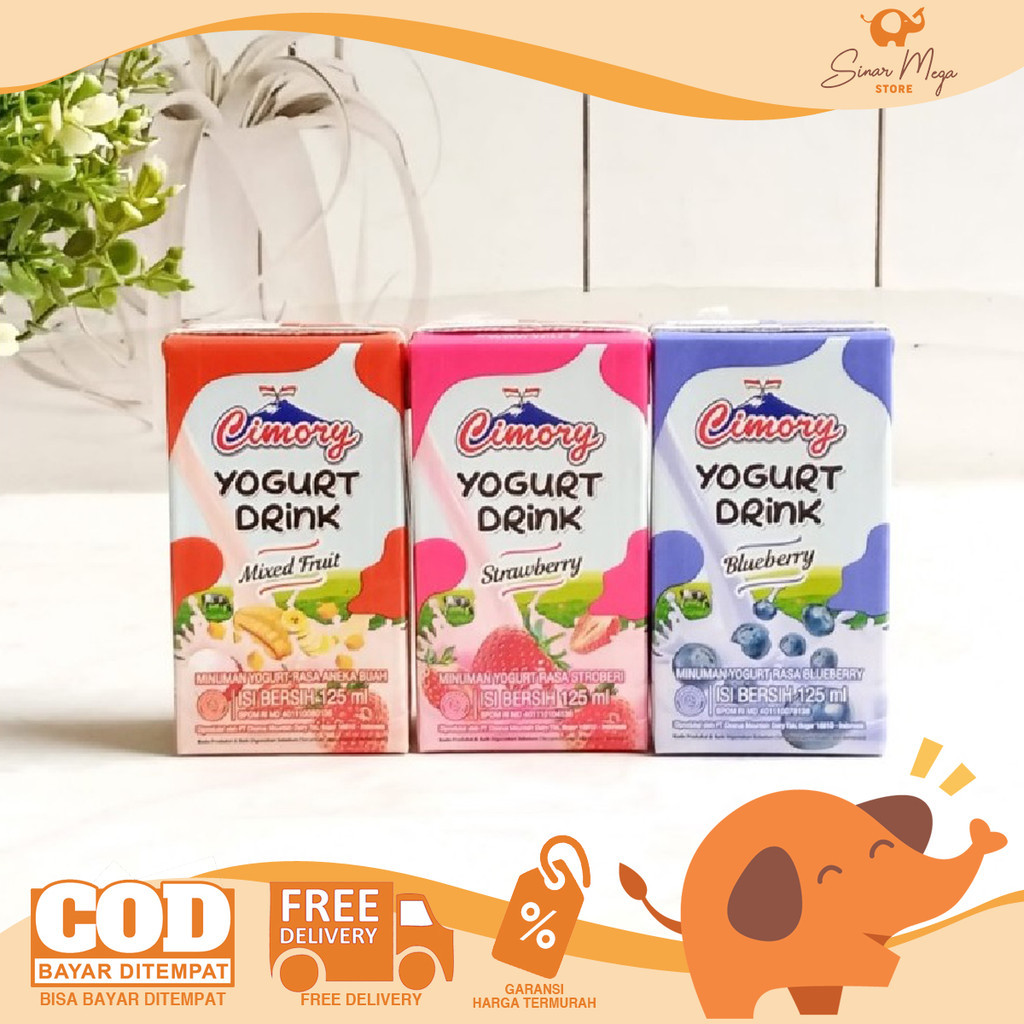 

CIMORY Yogurt Drink 125ml - Minuman Yoghurt Susu Fermentasi Untuk Anak