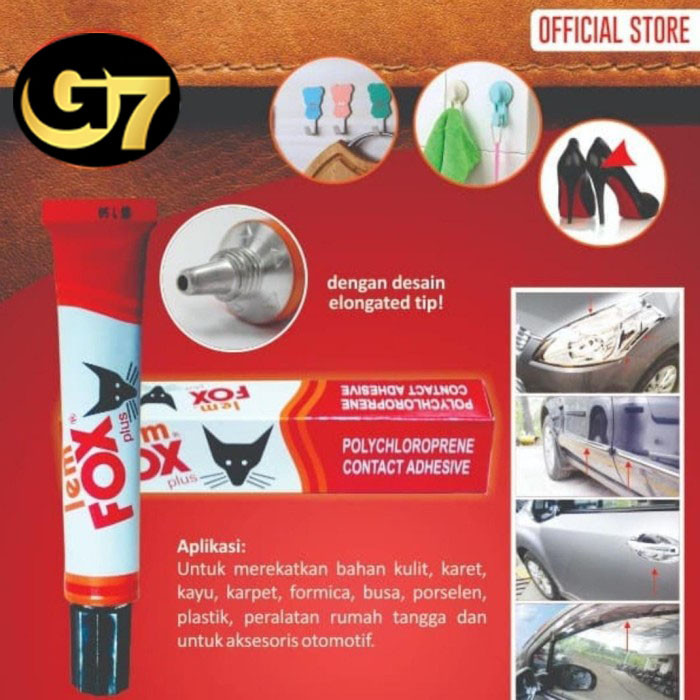 

Lem Serbaguna Bening Lem Fox Lem Kertas Lem Kerajinan Fox Plus Tube 20 Gram Serbaguna untuk Besi Kayu Plastik Pakaian Kain DIY