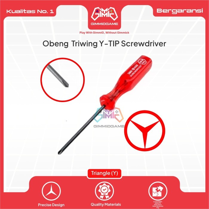 Obeng Screwdriver Plus Stick Stik PS2 PS3 PS4 PS5 Nintendo Switch 3DS