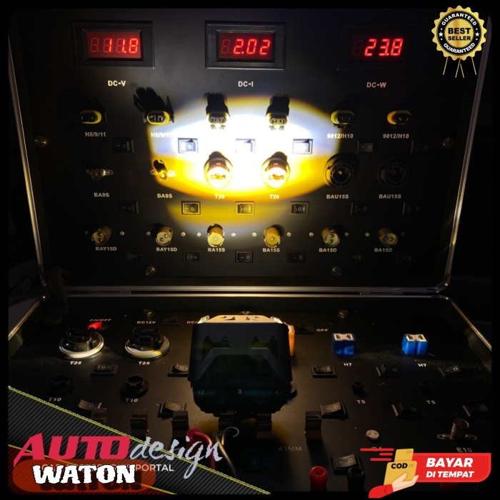 (AD) Lampu LED Mobil Motor Sorot Laser Projector 2 Warna