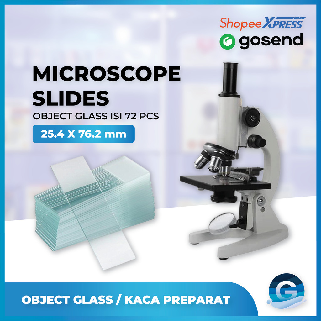 Object Glass Kaca Object Mikroskop Slide Kaca Preparat