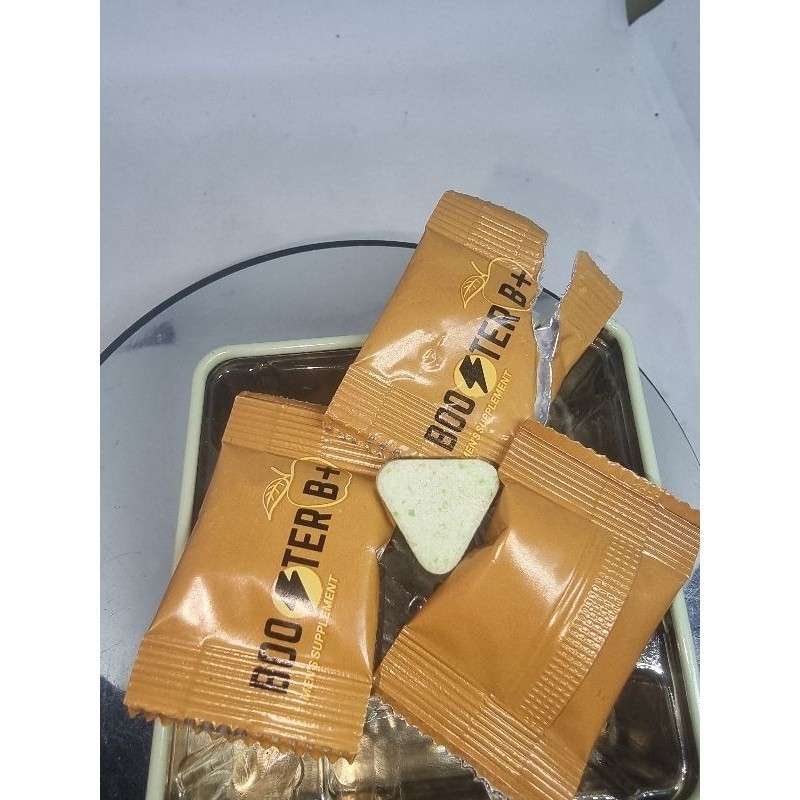 

PRODUK TERBARU permen boster b+ rasa jeruk isi 12 permen[1 box] original