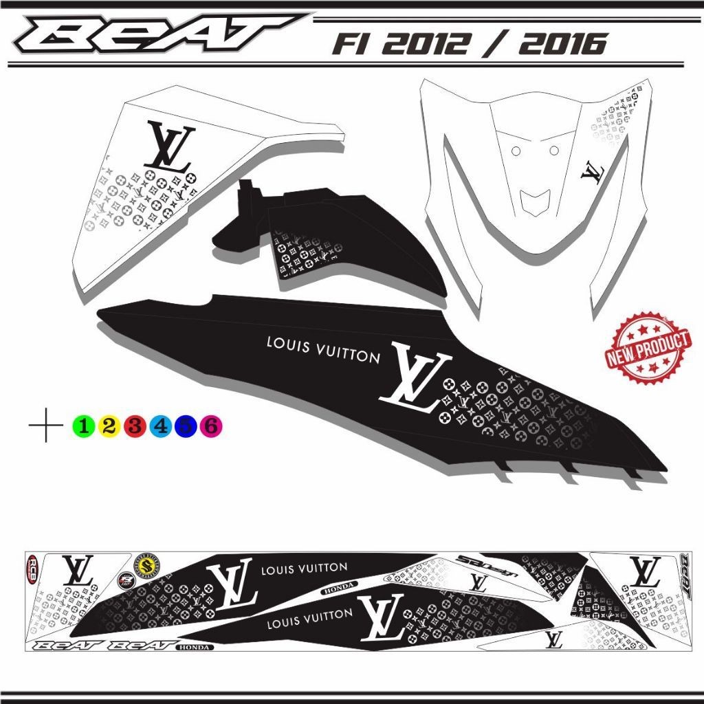 STIKER KEREN STIKER VARIASI MOTOR HONDA BEAT 2013 2015 LIS LV VARIASI BEAT FI