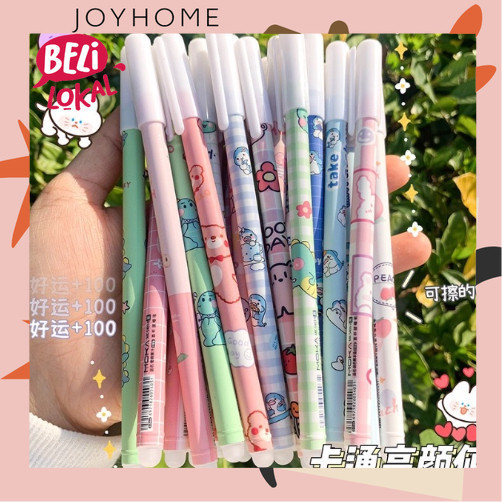 

[JH]12PCS MURAH】Pulpen Gel Hapus Karakter Animal isi 12 pcs / Pulpen Erasable / Bolpoin Tinta Bisa Di Hapus Alat Tulis Sekolah