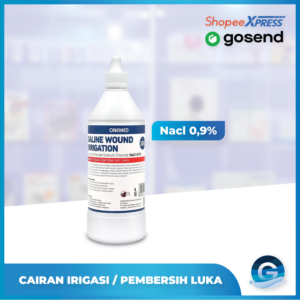 Saline Wound Irrigation Semprot 300 Ml NaCl 0.9% Cuci Luka